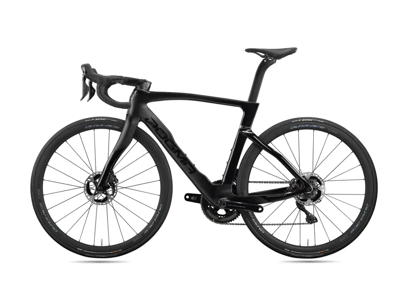 Pinarello Dogma F Dura ace Di2 with Fulcrum Carbon Wheels Black on Black-2